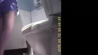 Скрытые съемки в туалете о том, как девушки писают